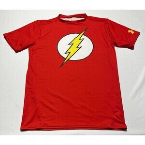 The Flash Under Armour DC Alter Ego Mens Heat Gear Compression Shirt *READ FLAWS